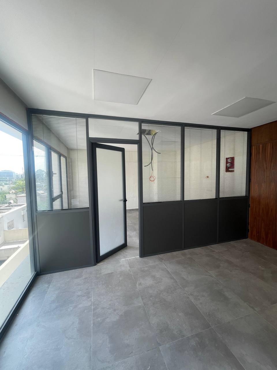 Cloison aluminium bureau Casablanca - réalisation 8