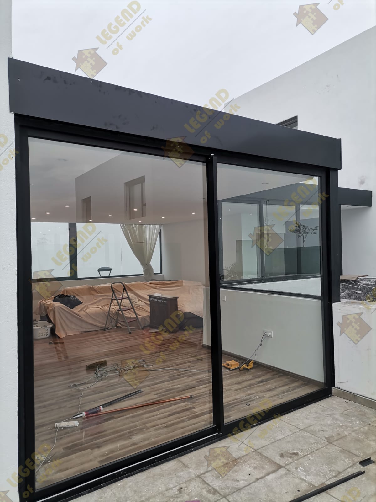 Fenêtre aluminium coulissante à double vitrage à Casablanca