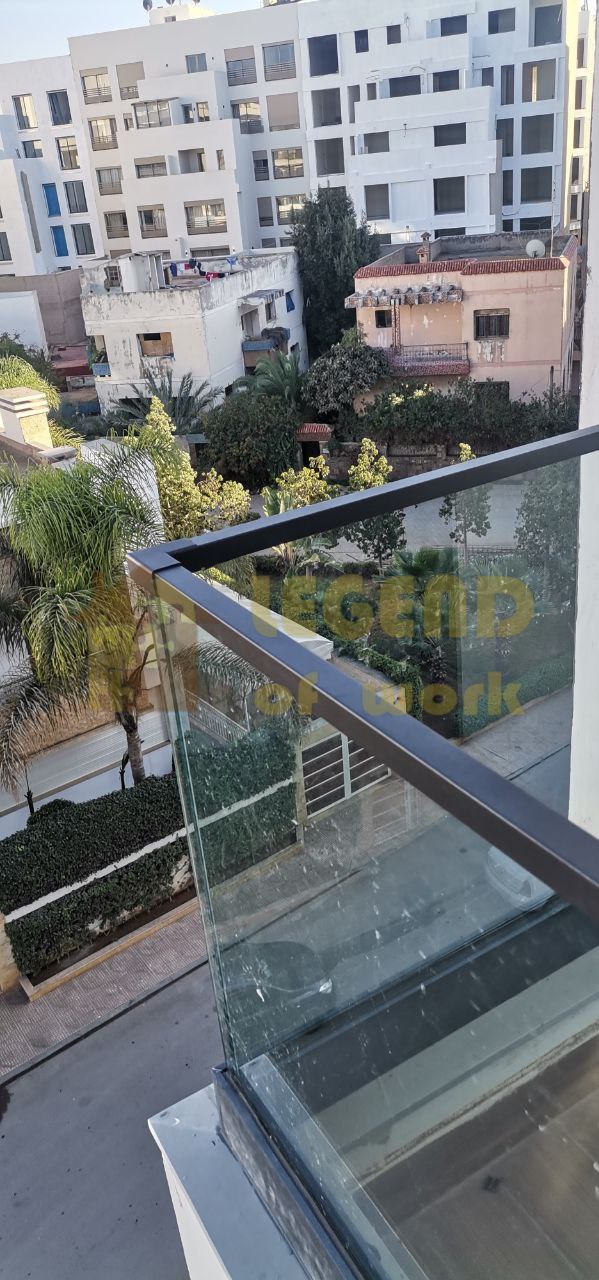 Garde-corps verre et aluminium Casablanca - réalisation 8