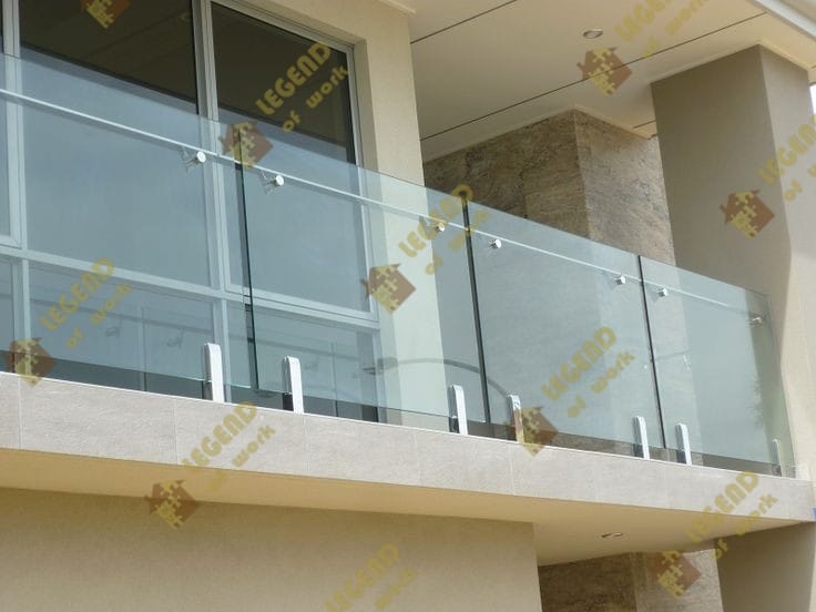 Garde-corps verre et aluminium Casablanca - réalisation 4