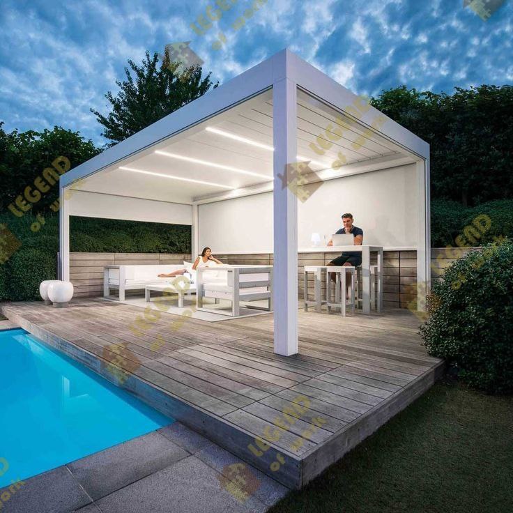 Pergola bioclimatique Casablanca - réalisation 7