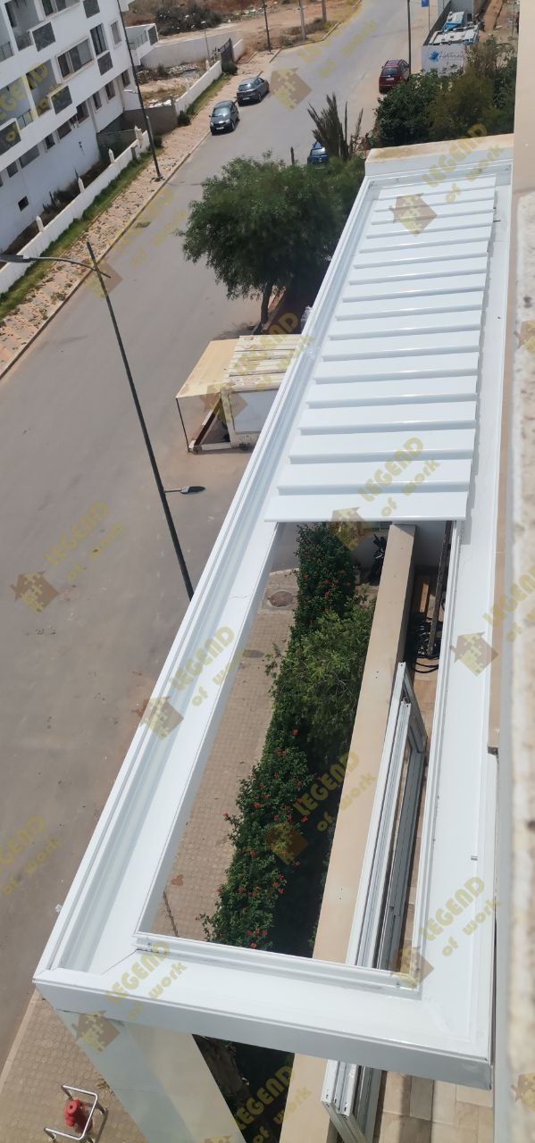 Pergola bioclimatique - réalisation LEGEND OF WORK Casablanca