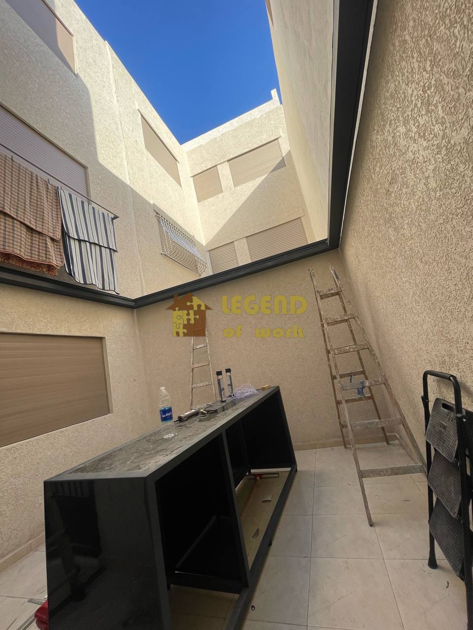 Pergola bioclimatique - réalisation LEGEND OF WORK Casablanca