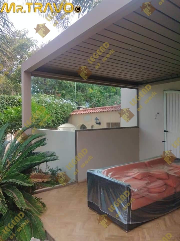 Pergola bioclimatique Casablanca - réalisation 4
