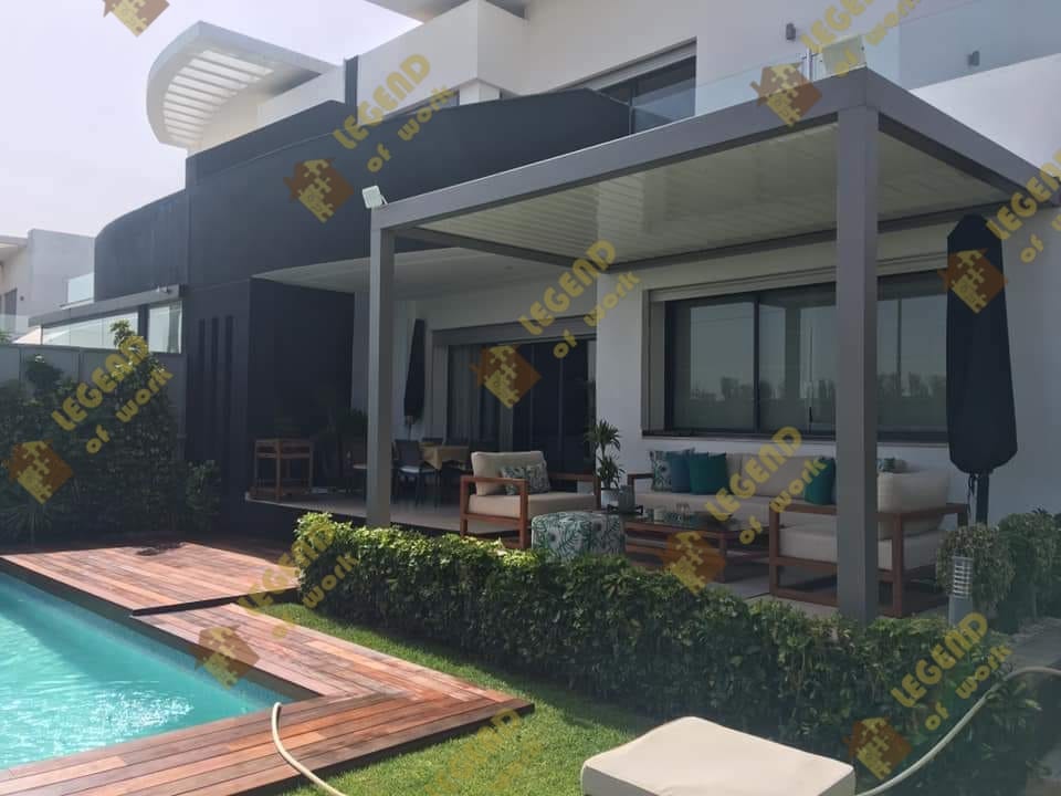 Pergola bioclimatique Casablanca - réalisation 5