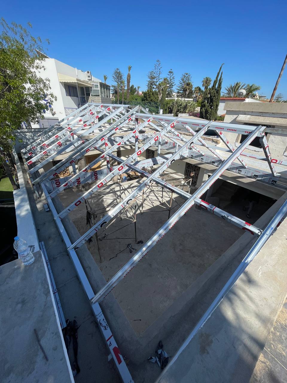 Toiture coulissante aluminium Casablanca - réalisation 10