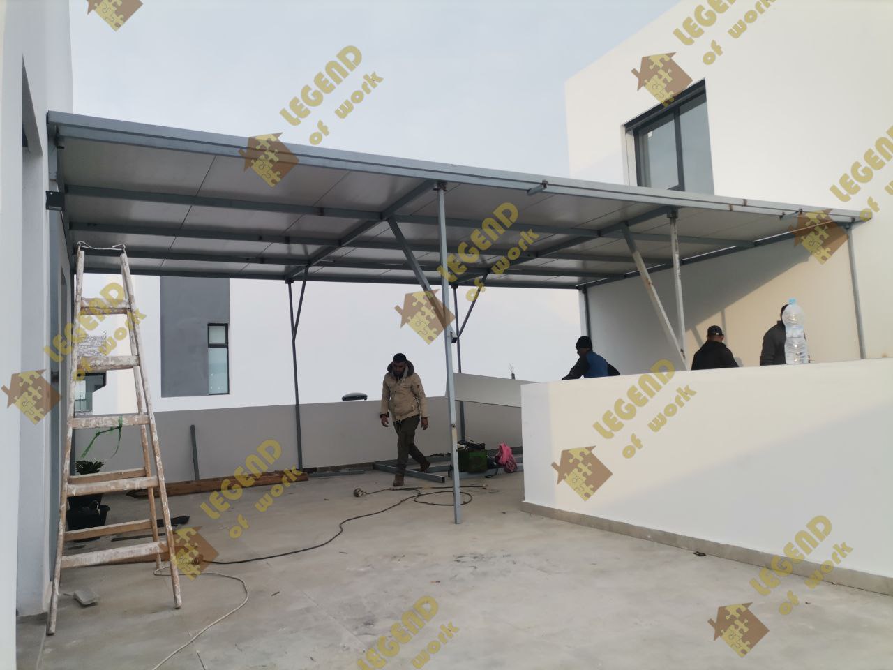 Véranda aluminium Casablanca - réalisation 6