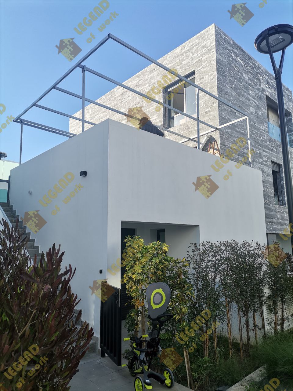 Véranda aluminium 4 saisons avec vitrage sécurisé à Casablanca