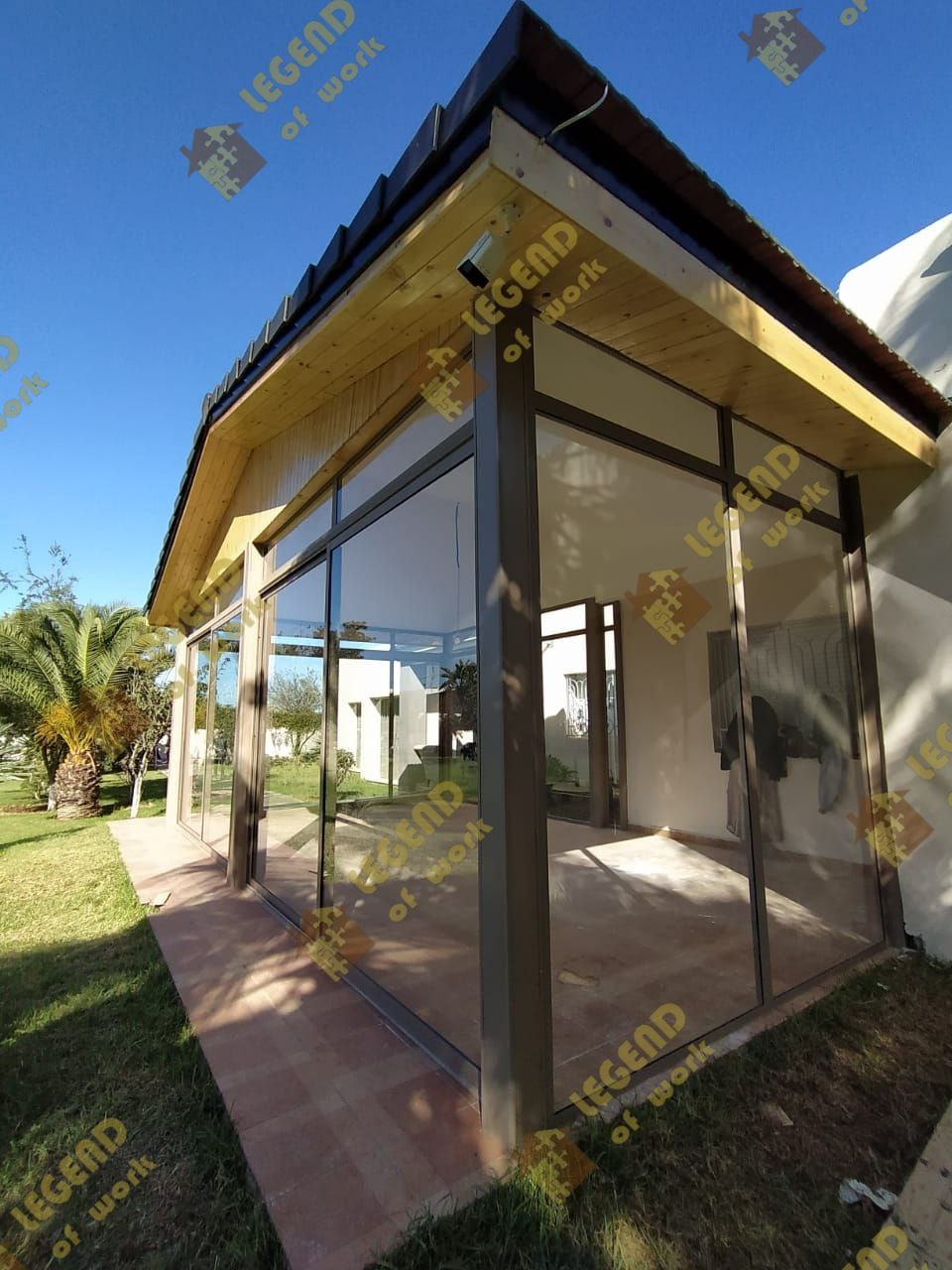 Véranda aluminium Casablanca - réalisation 4